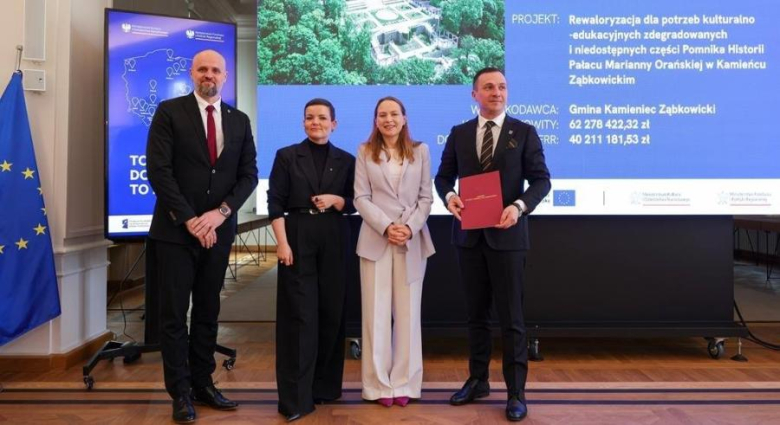 Ponad 40 mln zł na Pałac Marianny Orańskiej