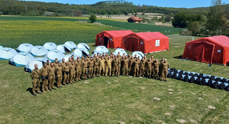 Ćwiczenia specjalistyczne strażaków w Ciepłowodach