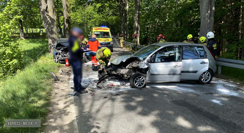 Zderzenie passata i forda na drodze wojewódzkiej nr 390
