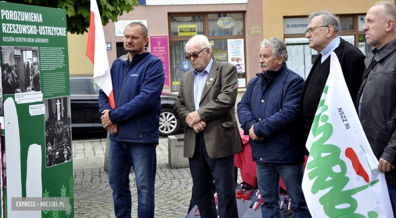 Uroczyste otwarcie wystawy plenerowej „Tu rodziła się »Solidarność« Rolników"