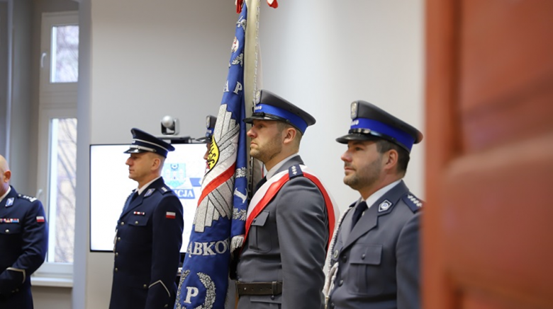 Uroczyste powierzenie obowiązków nowemu Komendantowi Powiatowemu Policji w Ząbkowicach Śląskich