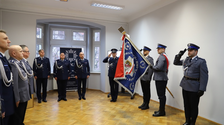 Uroczyste powierzenie obowiązków nowemu Komendantowi Powiatowemu Policji w Ząbkowicach Śląskich