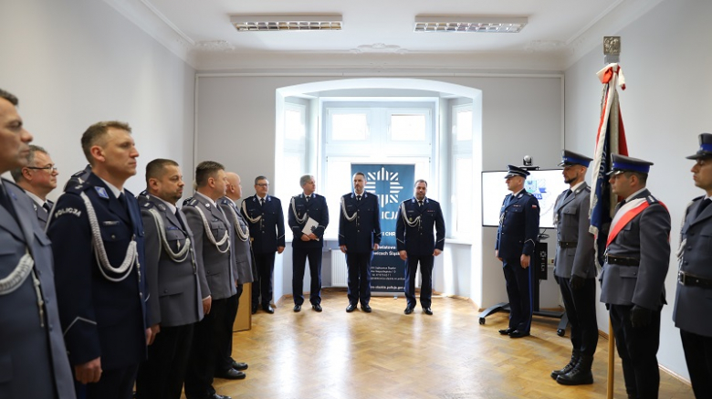 Nadkomisarz Tomasz Grzesiak został nowym komendantem Komendy Powiatowej Policji w Ząbkowicach Śląski