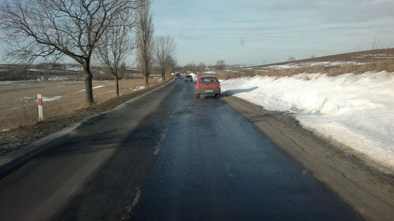 Wypadek na drodze Ziębice - Służejów