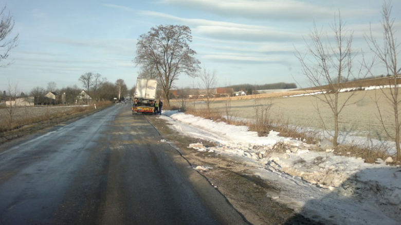 Wypadek na drodze Ziębice - Służejów