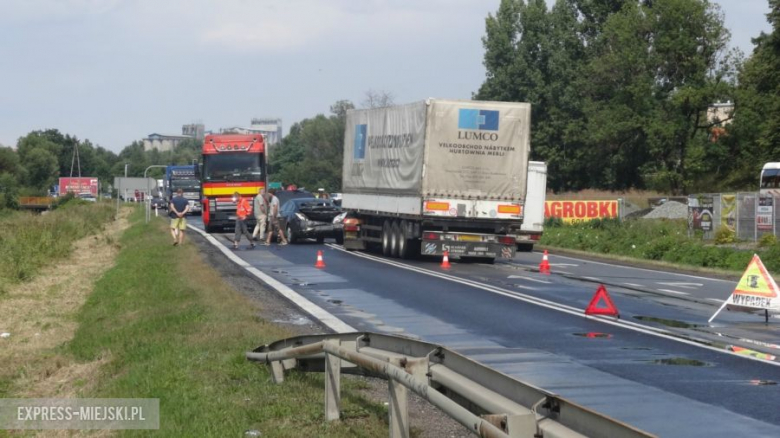 Wypadek na krajowej ósemce