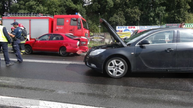 Wypadek na krajowej ósemce