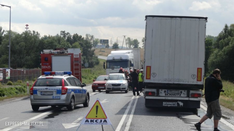 Wypadek na krajowej ósemce