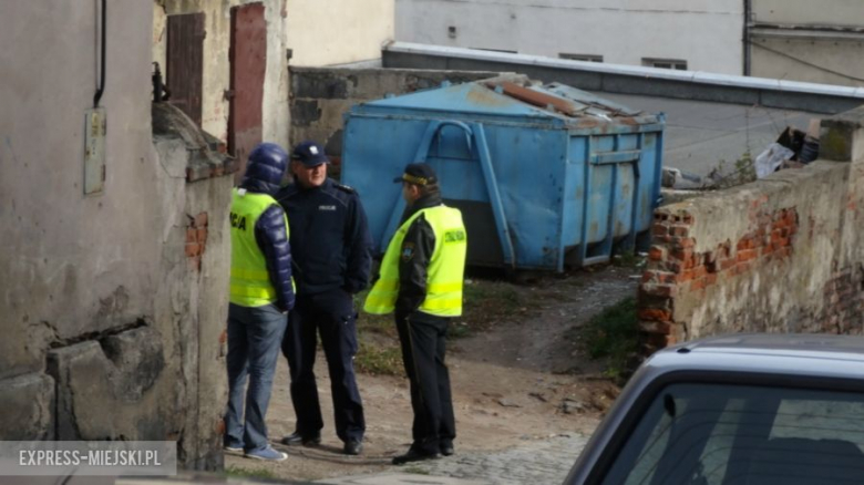 Policja na miejscu zdarzenia