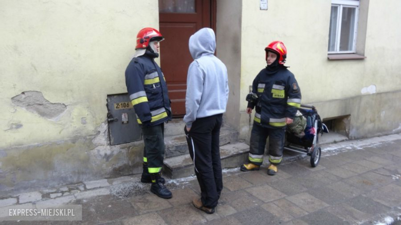 67-letnia kobieta została zabrana do szpitala