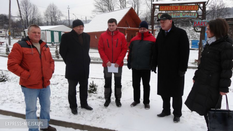 Goście wspólnie odwiedzili także przystań Ski-Raft, gdzie Mariusz Dubiel zaprezentował plan rozwoju firmy na kolejne lata