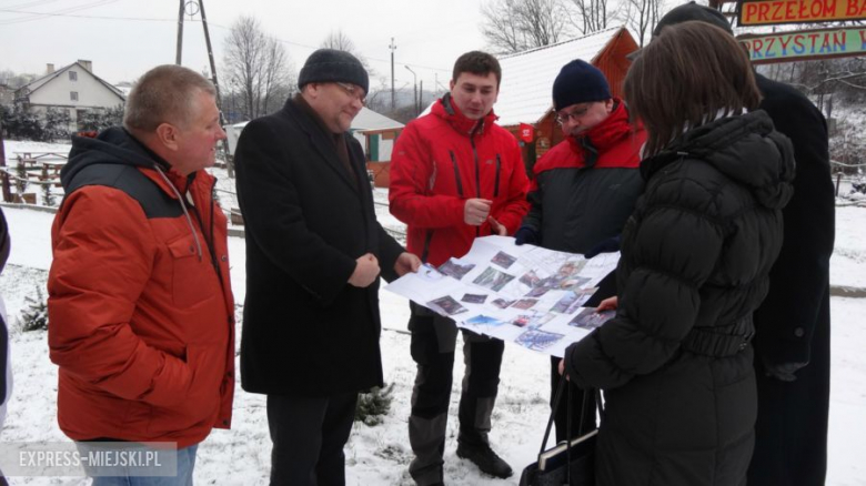 Goście wspólnie odwiedzili także przystań Ski-Raft, gdzie Mariusz Dubiel zaprezentował plan rozwoju firmy na kolejne lata