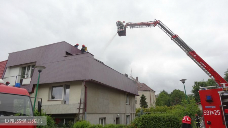 Pożar budynku mieszkalnego na ul. Jagiellonów