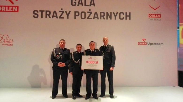 Gala Straży Pożarnych w Warszawie z udziałem strażaków-ochotników z Barda