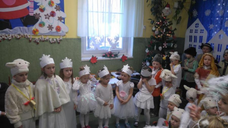 Wigilia w przedszkolu „Zielona Dolina” w Mąkolnie