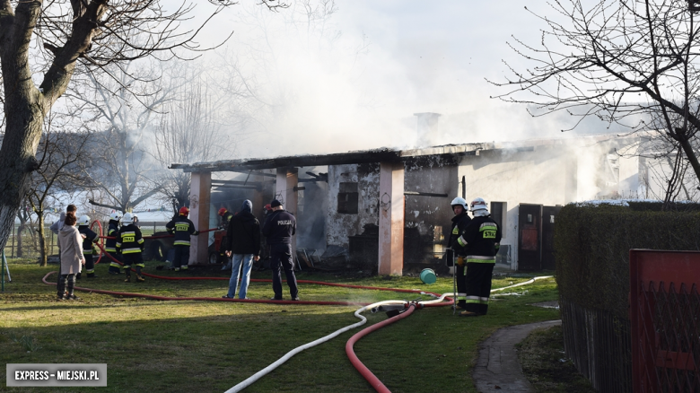 Pożar budynku gospodarczego w Brzeźnicy