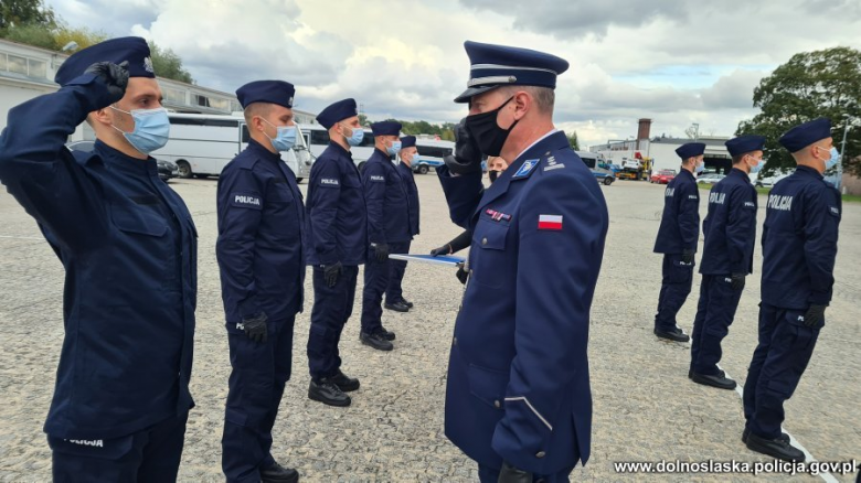 Ponad stu nowo przyjętych policjantów w garnizonie dolnośląskim