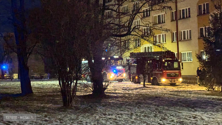 Pożar mieszkania w budynku wielorodzinnym na ul. Jasnej