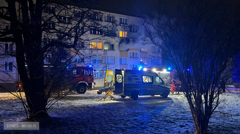 Pożar mieszkania w budynku wielorodzinnym na ul. Jasnej