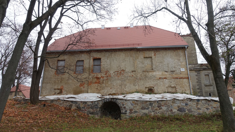 Kalinowice Górne, pałac po pracach remontowych w 2021 r.