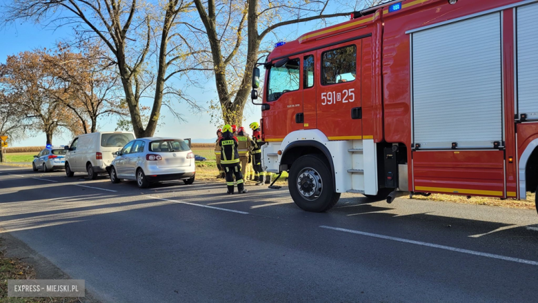 Kolizja przed skrzyżowaniem ul. Cukrowniczej z ul. Ziębicką