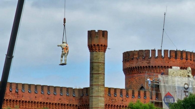 Kolejne elementy Pałacu Marianny Orańskiej wróciły na swoje historyczne miejsce