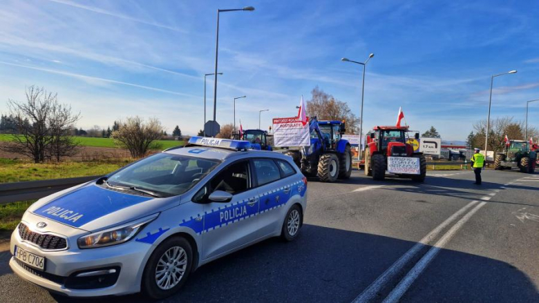 	Kolejna odsłona protestu rolników. Są utrudnienia