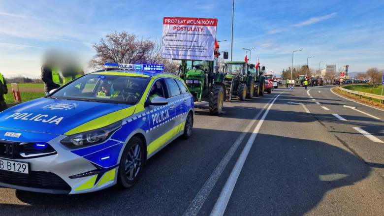 	Kolejna odsłona protestu rolników. Są utrudnienia