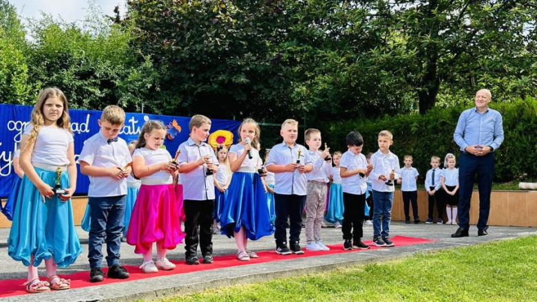 Pożegnanie przedszkolaków z Przedszkola na Orlej Polanie w Ziębicach