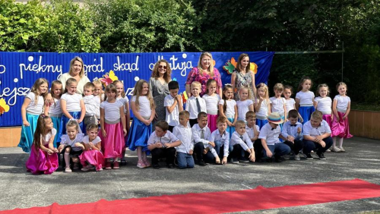 Pożegnanie przedszkolaków z Przedszkola na Orlej Polanie w Ziębicach