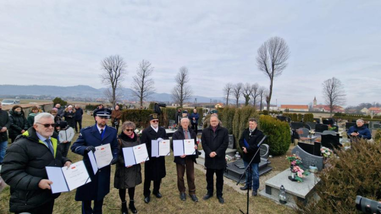 Uroczystość upamiętnienia Czesława Marcjana w Budzowie