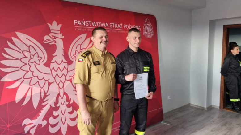 Nowi strażacy-ratownicy w jednostkach ochotniczych straży pożarnych