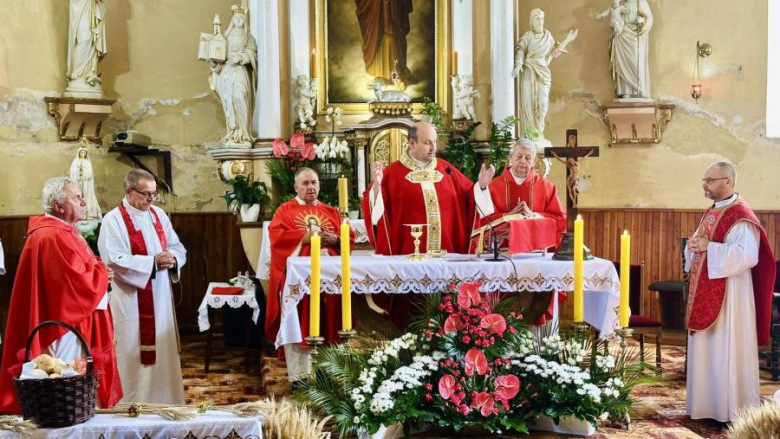 Dożynki sołecko-parafialne w Wigańcicach