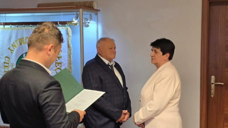 Złote Gody. Jolanta i Zbigniew Molińscy odebrali medal za długoletnie pożycie małżeńskie