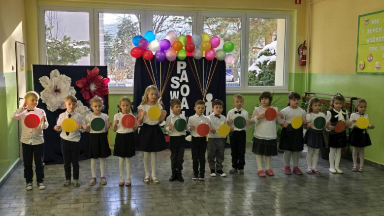 Uroczyste pasowanie na starszaka w przedszkolu „Bajka”