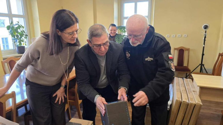 Jednostki w gminie Złoty Stok doposażone w sprzęt z Programu Ochrony Ludności i Obrony Cywilnej