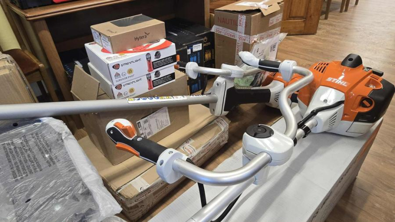 Jednostki w gminie Złoty Stok doposażone w sprzęt z Programu Ochrony Ludności i Obrony Cywilnej