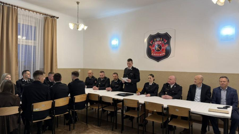Zebranie sprawozdawczo-wyborcze OSP Krzelków – młodość, aktywność i konsekwencja w działaniu