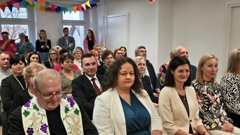 Symboliczne otwarcie zmodernizowanego przedszkola w Złotym Stoku