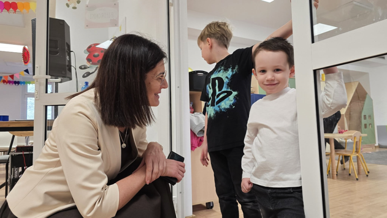 Symboliczne otwarcie zmodernizowanego przedszkola w Złotym Stoku