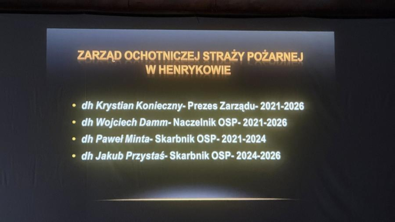 Zarząd OSP Henryków z absolutorium i mandatem zaufania na kolejne pięć lat