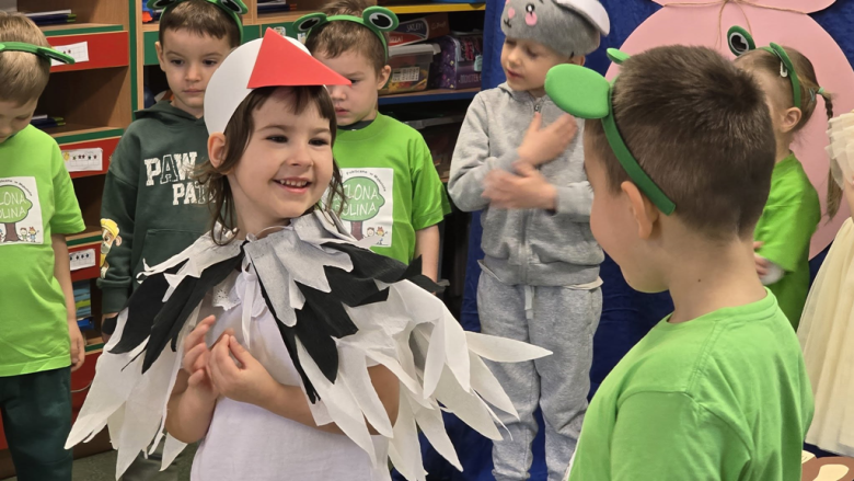 Radosne powitanie wiosny w przedszkolu „Zielona Dolina”