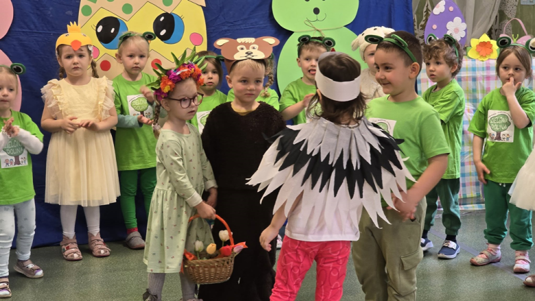 Radosne powitanie wiosny w przedszkolu „Zielona Dolina”