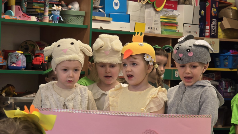 Radosne powitanie wiosny w przedszkolu „Zielona Dolina”