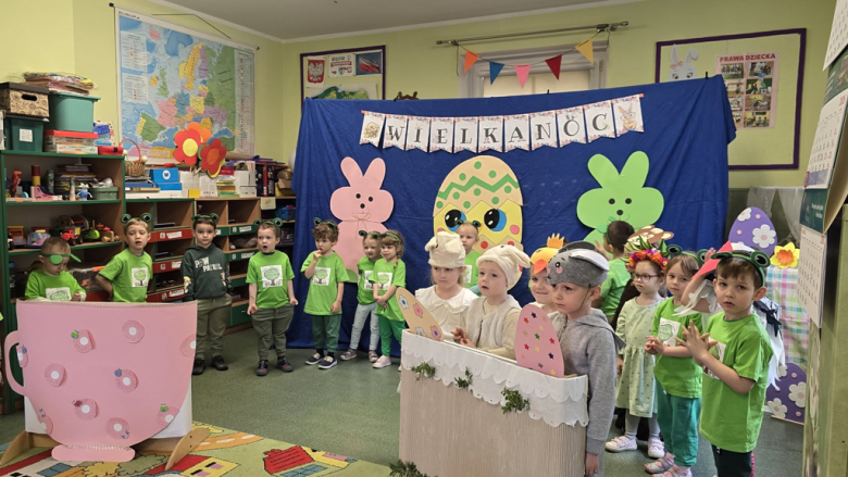 Radosne powitanie wiosny w przedszkolu „Zielona Dolina”