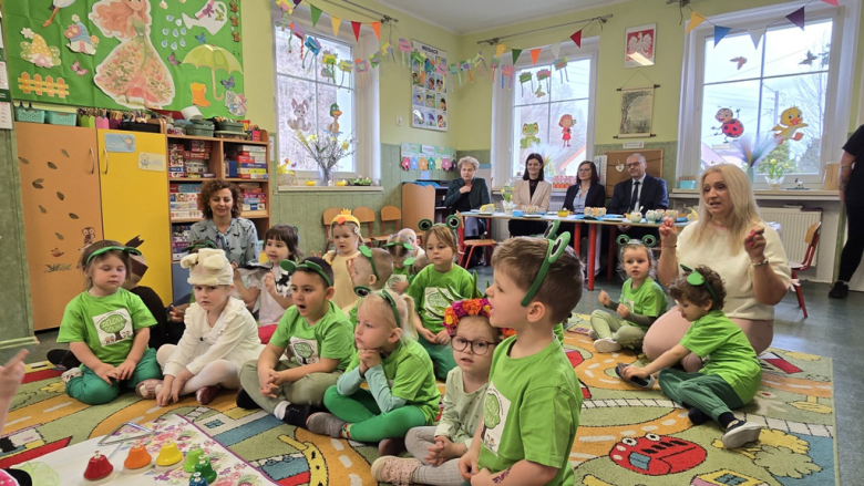 Radosne powitanie wiosny w przedszkolu „Zielona Dolina”