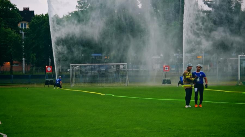Strażacy-zawodowcy z Ząbkowic Śląskich mistrzami Dolnego Śląska w sporcie pożarniczym