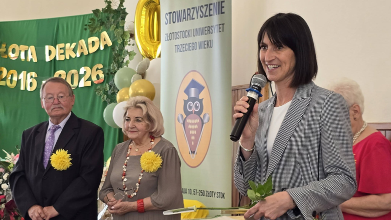 Jubileusz 10-lecia Złotostockiego Uniwersytetu Trzeciego Wieku 