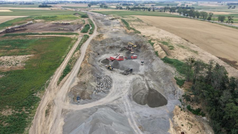 Budowa S8 na odcinku Jordanów-Łagiewniki już na półmetku