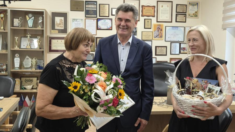 Elżbieta Horowska - pracownica Biblioteki Pedagogicznej.